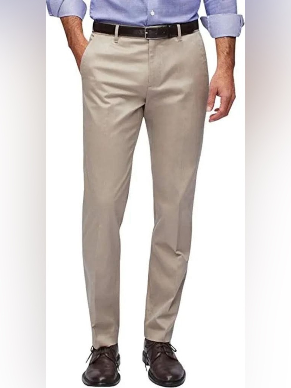 Bonobos NWOT weekday warrior stretch straight Wednesday dress pants tan 36/32